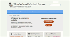 Desktop Screenshot of orchardmedicalcentre.co.uk